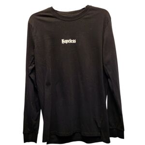 Rare Hopeless Lingerie Women's Special Edition Black Long Sleeve Tee - Size M